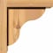 Ekena Millwork Carmel Smooth Corbel w/Backplate, Western Red Cedar, 5 1/2"W x 8"D x 8"H COR06X08X08CAR01SWR - alternate 4